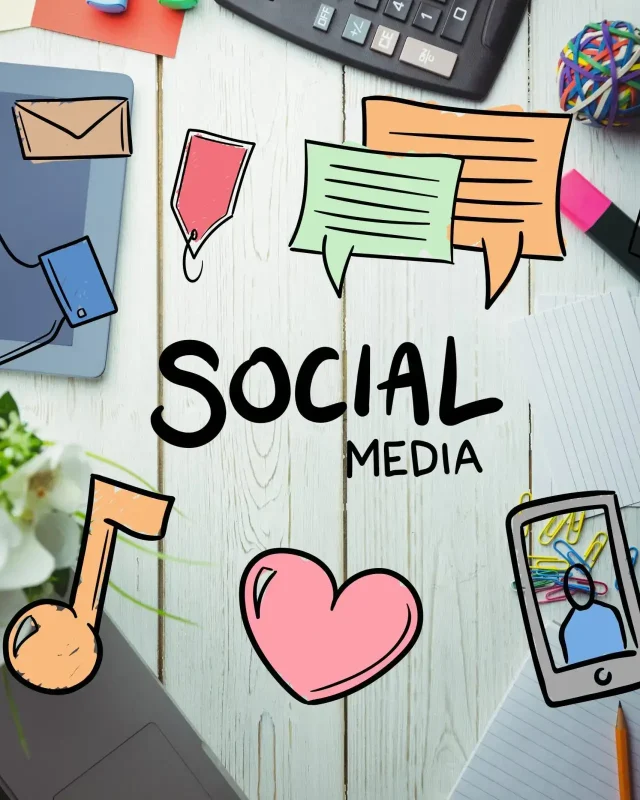 social media application drawing